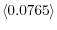 \langle 0.0765\rangle 