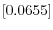 \left[ 0.0655\right] 