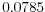  0.0785