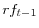  rf_{t-1}