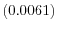  \left( 0.0061\right) 