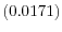  \left( 0.0171\right) 
