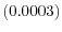  \left( 0.0003\right) 