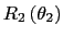 LaTex Encoded Math: \displaystyle R_{2}\left( \theta _{2}\right)