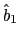  \hat{b}_{1}