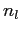  n_{l}