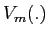  V_{m}(.)