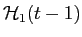 {\cal H}_{1}(t-1)