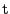 {\rm t}