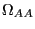 \Omega _{AA} 