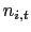 n_{i,t}