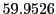  59.9526