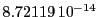  8.72119\,{10}^{-14}