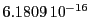  6.1809\,{10}^{-16}