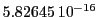  5.82645\,{10}^{-16}