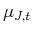 \mu_{J,t}