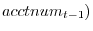 acctnum_{t-1} )