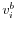  v_{i}^{b}