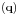 \left( {\rm {\bf q}} \right)