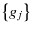 \left\{ g_{j}\right\} 