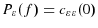  P_{\varepsilon}(f)=c_{\varepsilon\varepsilon}(0)