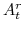  A^{r}_{t}