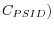 C_{PSID} )
