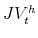  % JV_{t}^{h}