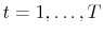  {{t=1, \ldots , T}}