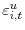  \varepsilon_{i,t}^{u}