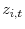  z_{i,t}