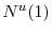  % N^{u}(1)% 