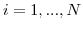  i=1,...,N