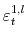  \varepsilon_{t}^{1,l}