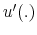  u'(.)