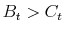  B_t>C_t