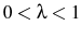  0<\lambda<1