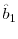 \hat{b}_{1}