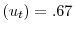 \displaystyle (u_{t}) = .67