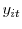  y_{it}