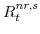 \displaystyle R^{nr,s}_{t} 