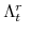 \displaystyle \Lambda^{r}_{t} 