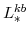  L^{kb}_{\ast}