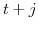  t+j