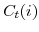 C_{t} (i)