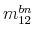  m_{12}^{bn}