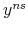 y^{ns}