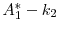  A_{1}^{\ast } - k_2