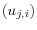 (u_{j, i} )