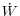 \dot {W}